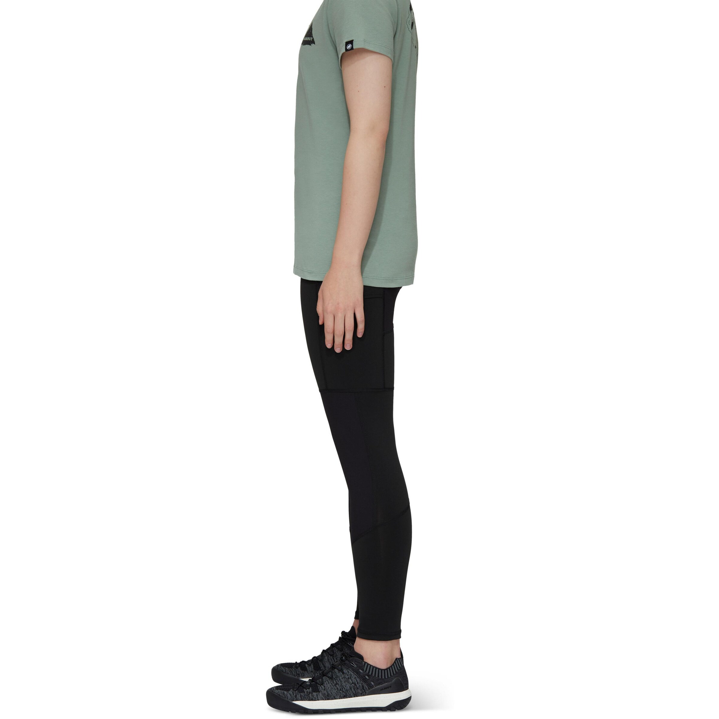 MAMMUT Skinny Outdoor Pants 'Zinal Hybrid' in Black