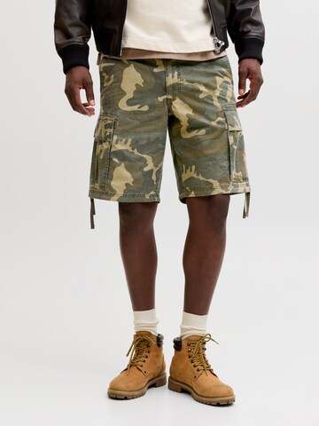 JACK & JONES Regular Cargo Pants 'JPSTCOLE FRANK' in Green: front