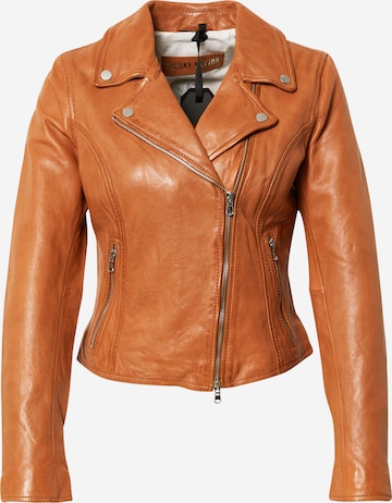 FREAKY NATION Between-Season Jacket 'Bali SC' in Brown: front