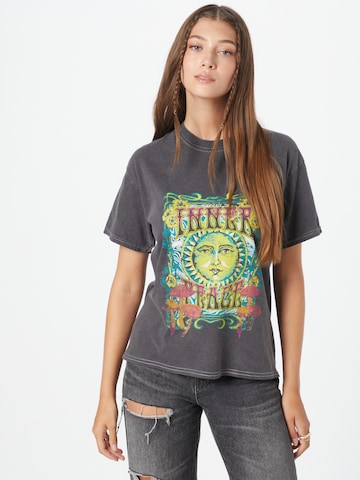 BDG Urban Outfitters T-Shirt 'INNER PEACE' in Grau: predná strana