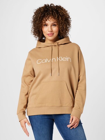 Calvin Klein Curve Sweatshirt in Braun: predná strana