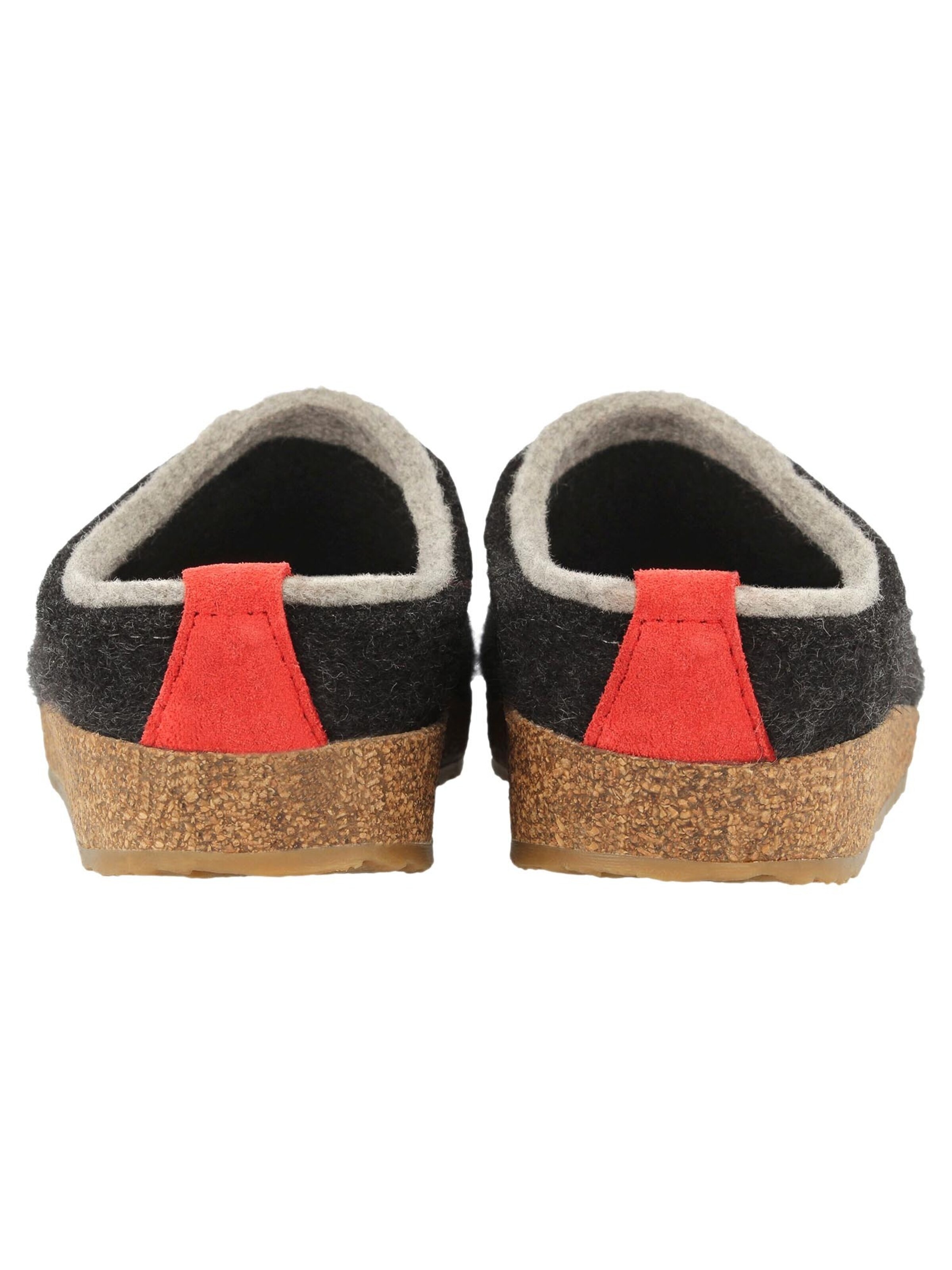 HAFLINGER Slippers 'Grizzly Kris' in Grey