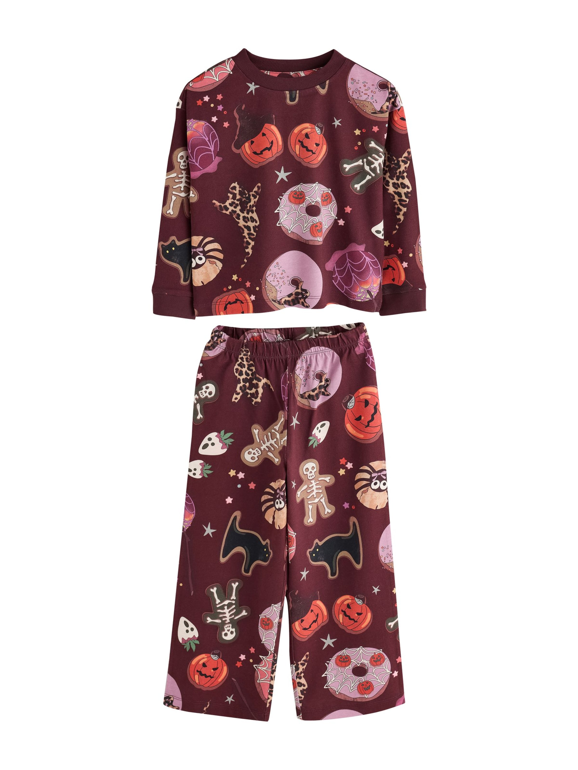 Next Pyjamas 'Halloween' i röd: framsida
