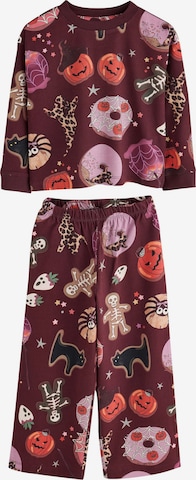 Pijamale 'Halloween' de la Next pe roșu: față