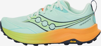 saucony Juoksukengät 'PEREGRINE 16' värissä vesi / vaaleanvihreä / musta, Tuotenäkymä