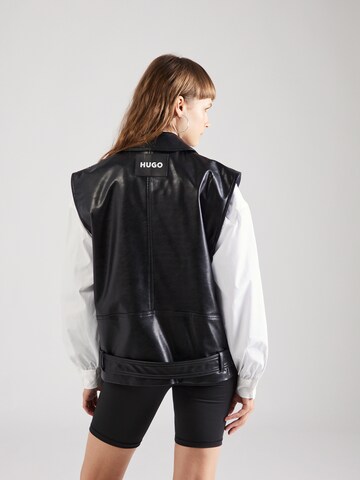 HUGO Vest 'Arebura' in Black