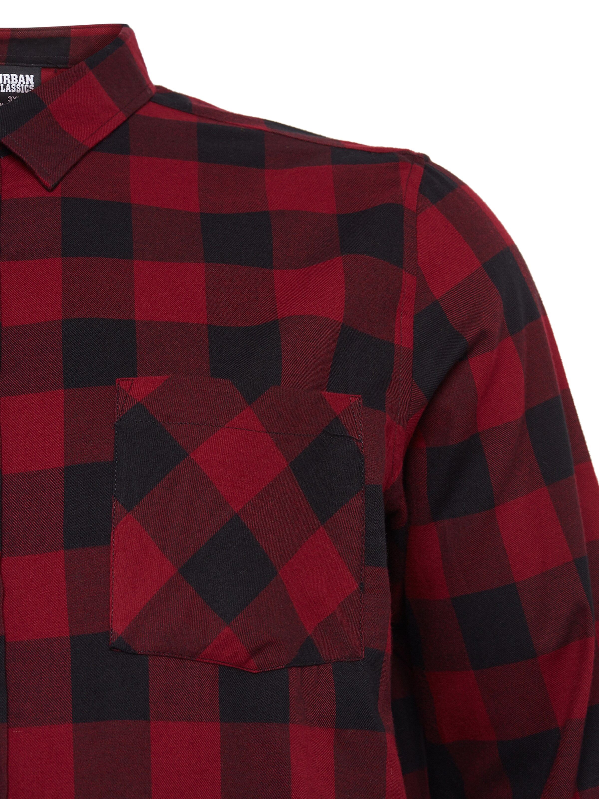 raudona Urban Classics Standartinis modelis Marškiniai