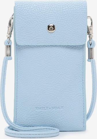 Borsa a spalla 'Emma' di Emily & Noah in blu: frontale