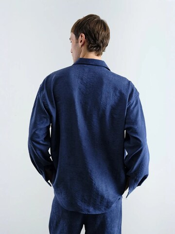 Giesto - Comfort Fit Camisa em azul