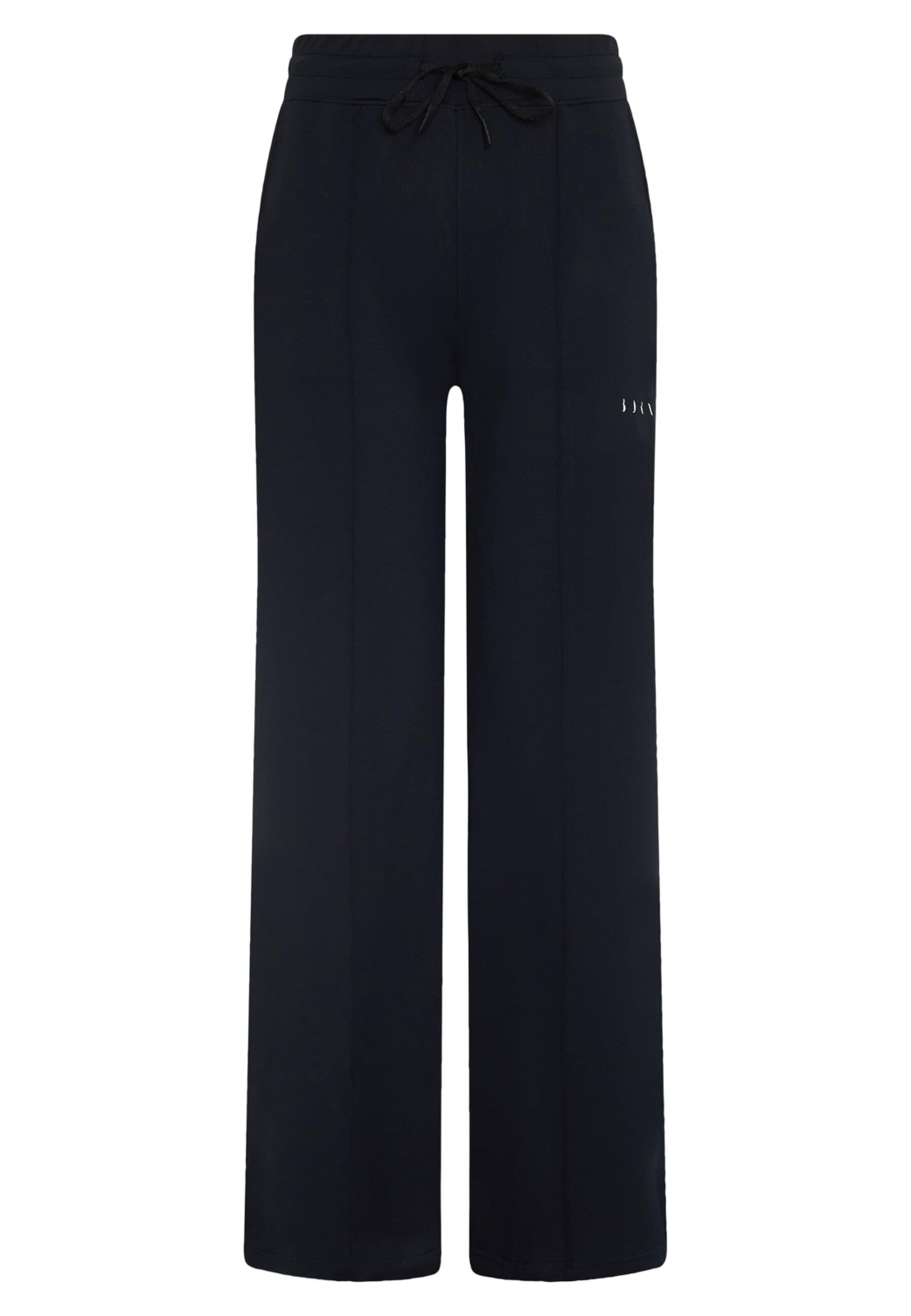 Born Living Yoga Sporttop 'Leila' in Zwart: voorkant