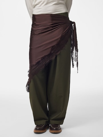 PIECES Doek 'OLGA' in Bruin: voorkant