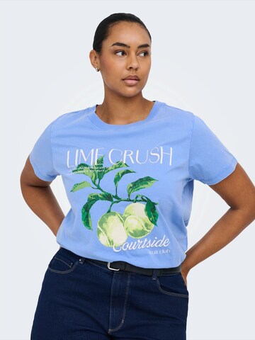 T-shirt 'CARSHANIA' ONLY Carmakoma en bleu