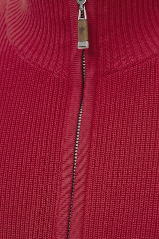 DENIM CULTURE Knit Cardigan 'BRANDON ' in Red
