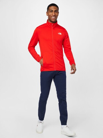 THE NORTH FACE Funktionele fleece-jas 'Quest' in Rood