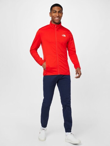 THE NORTH FACE Fleecejacke 'Quest' in Rot