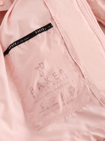 Baker by Ted Baker Pitkä takki värissä vaaleanpunainen