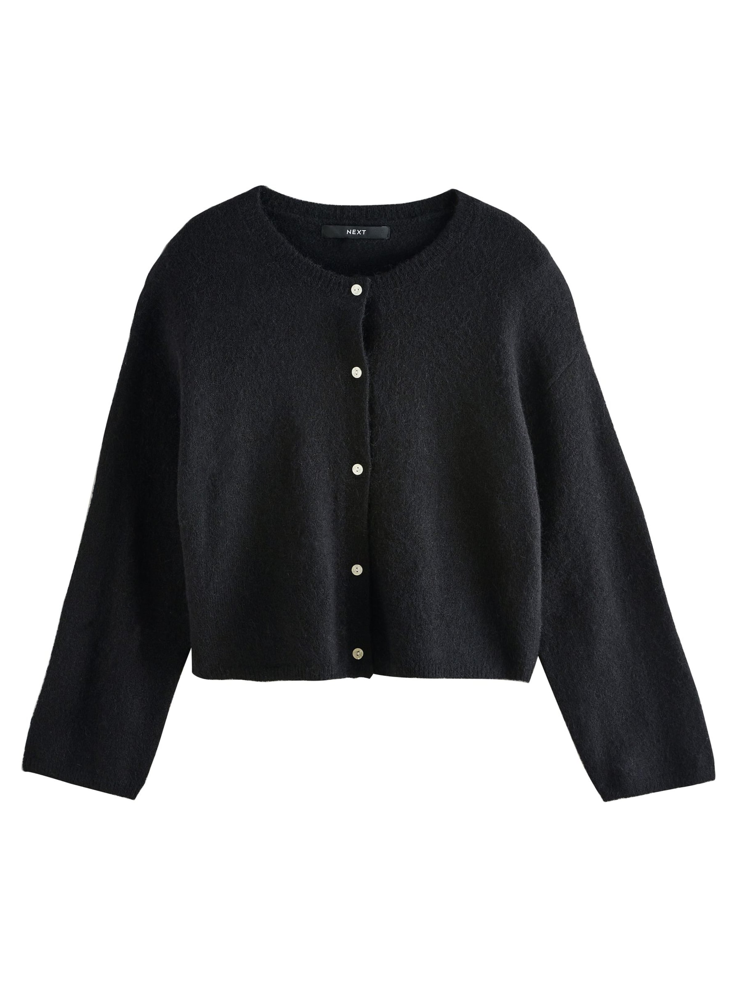 juoda Next Kardiganas: priekis