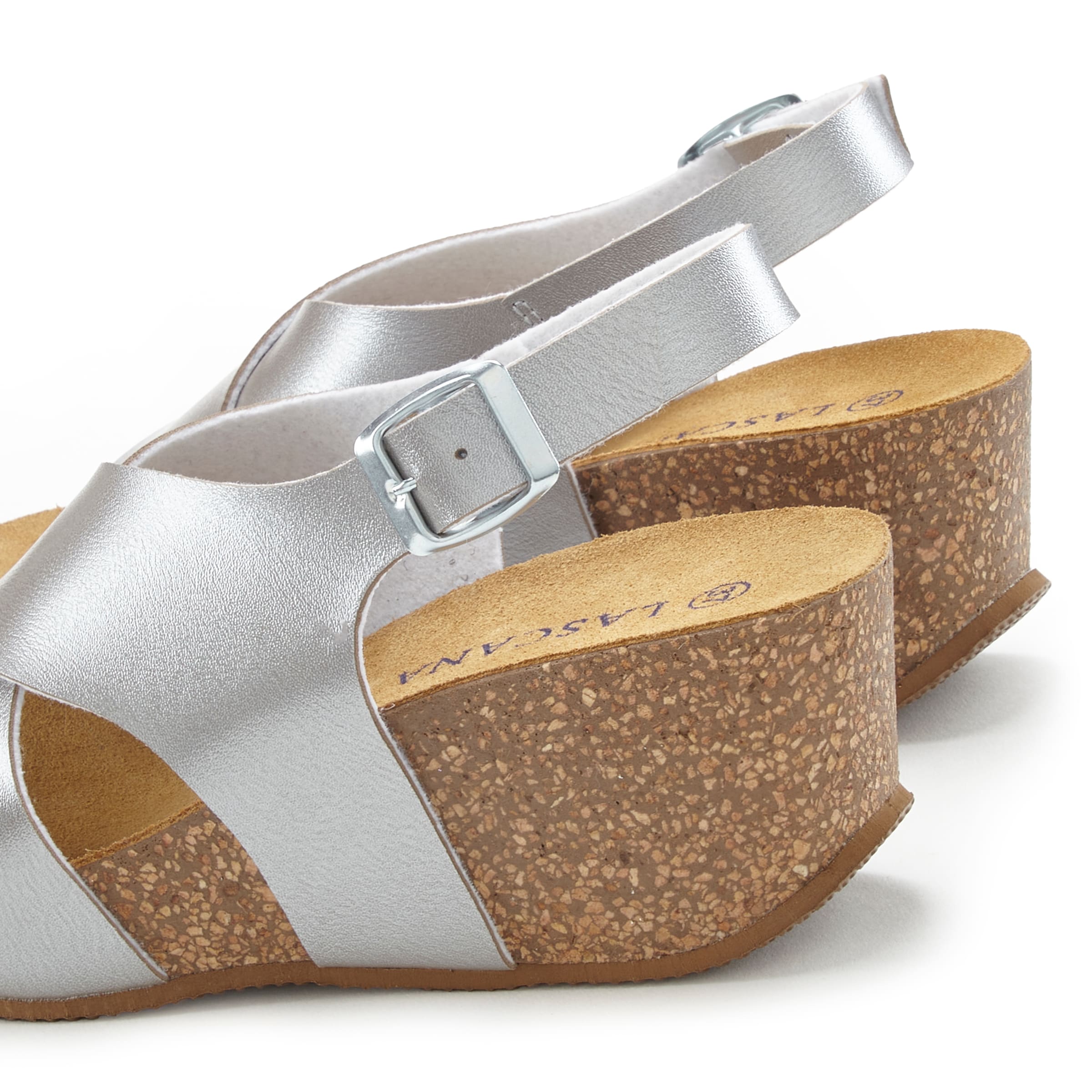 Sandales LASCANA en argent