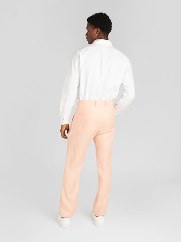 DRYKORN Loose fit Pleat-Front Pants 'LEEK' in Orange