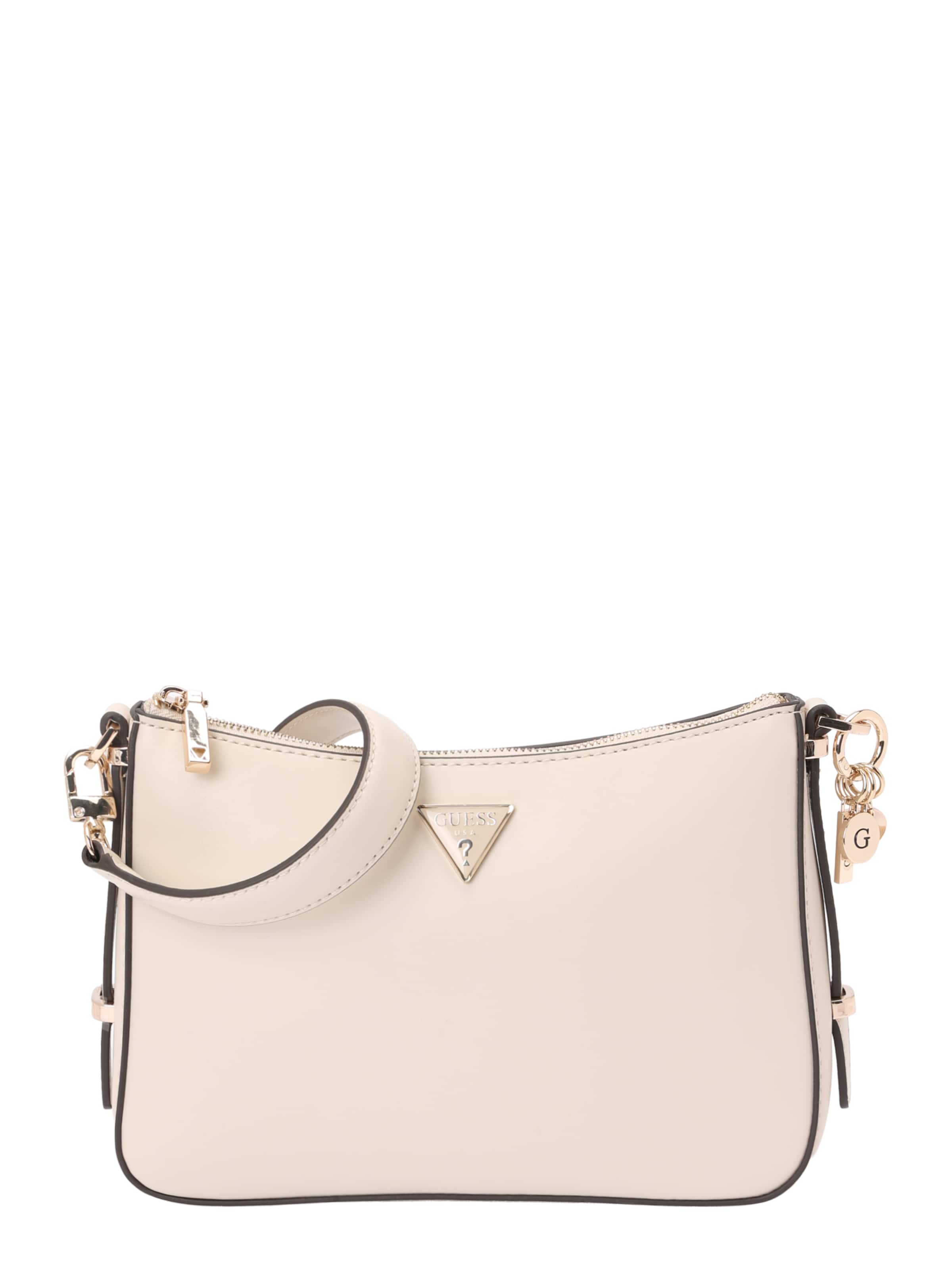 GUESS Taška přes rameno 'DARYNA II TOP ZIP SHOULDER BAG' – béžová: přední strana