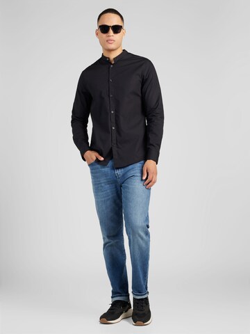 ARMANI EXCHANGE - Ajuste estrecho Camisa en negro