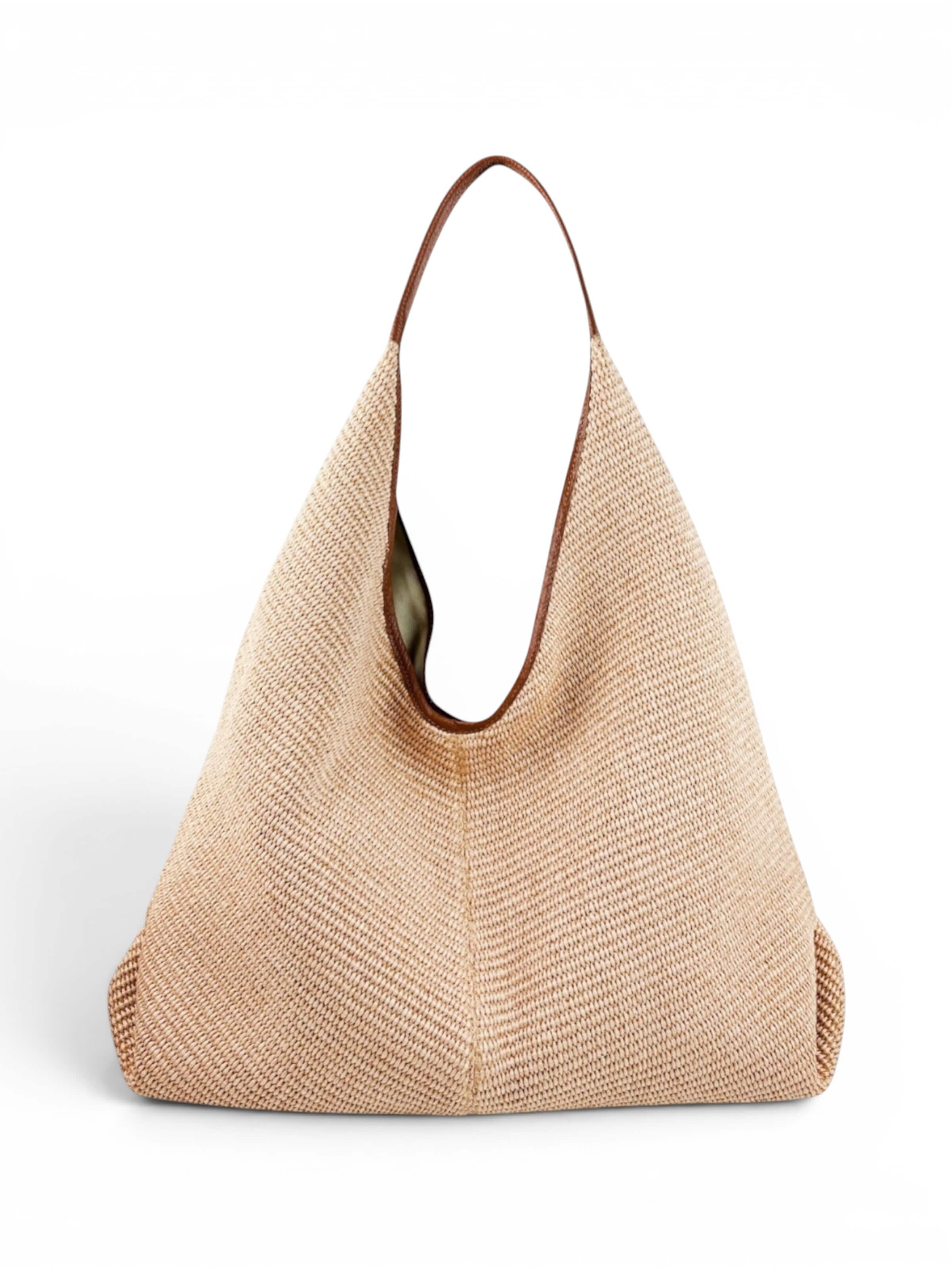 Cheval Firenze Shoulder Bag in Beige: front