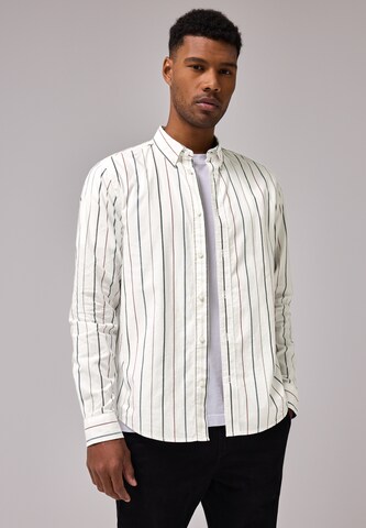 Street One MEN Regular Fit Hemd in Weiß: Vorderseite
