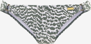 LASCANA Bikini Bottoms in Green: front