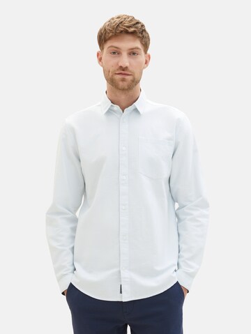 TOM TAILOR Regular Fit Hemd in Blau: Vorderseite