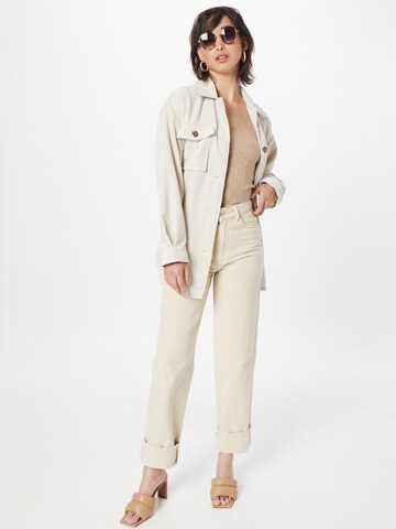 PIECES Between-season jacket 'Effi Selma' in Beige