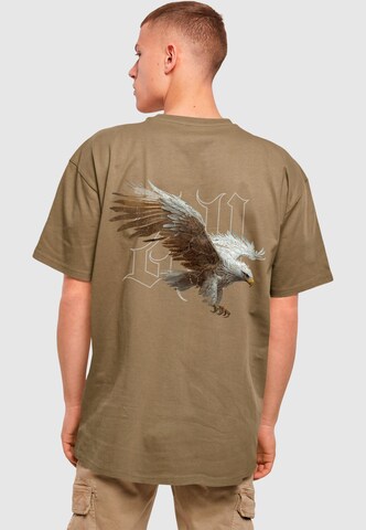 2Y Premium T-Shirt 'Eagle' in Grün: Vorderseite