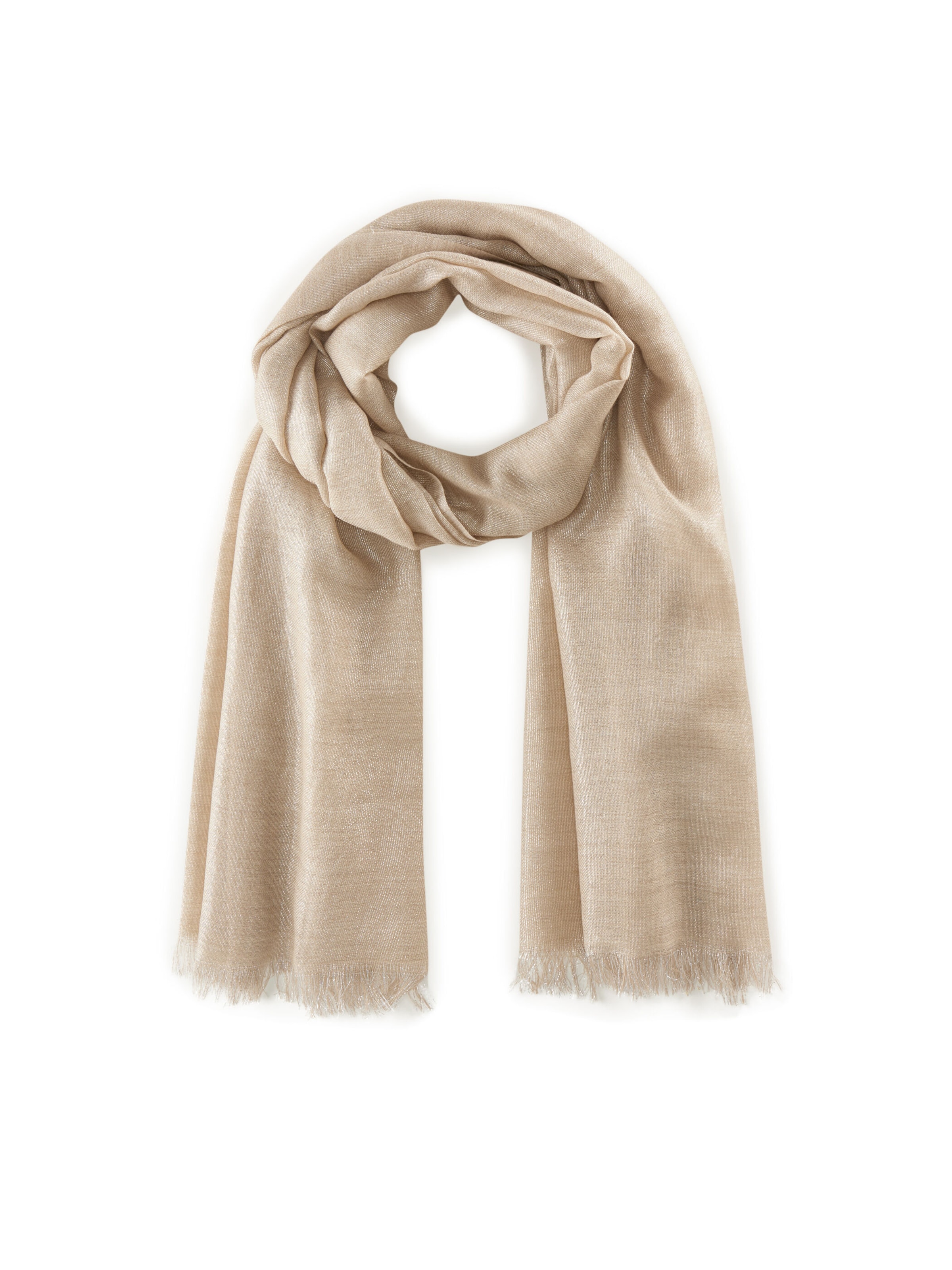 CODELLO Sjaal in Beige: voorkant