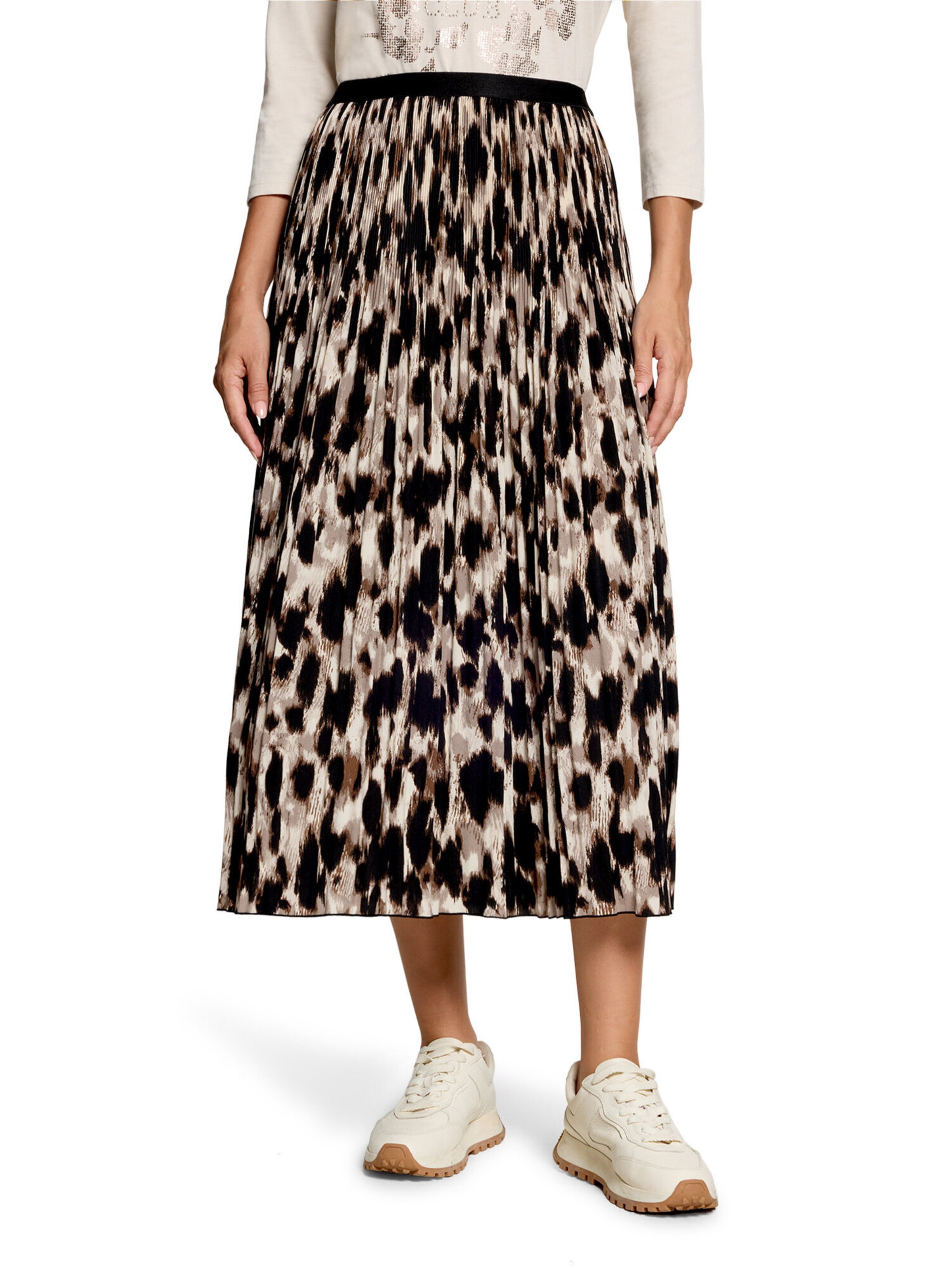 Jupe Betty Barclay en beige : devant