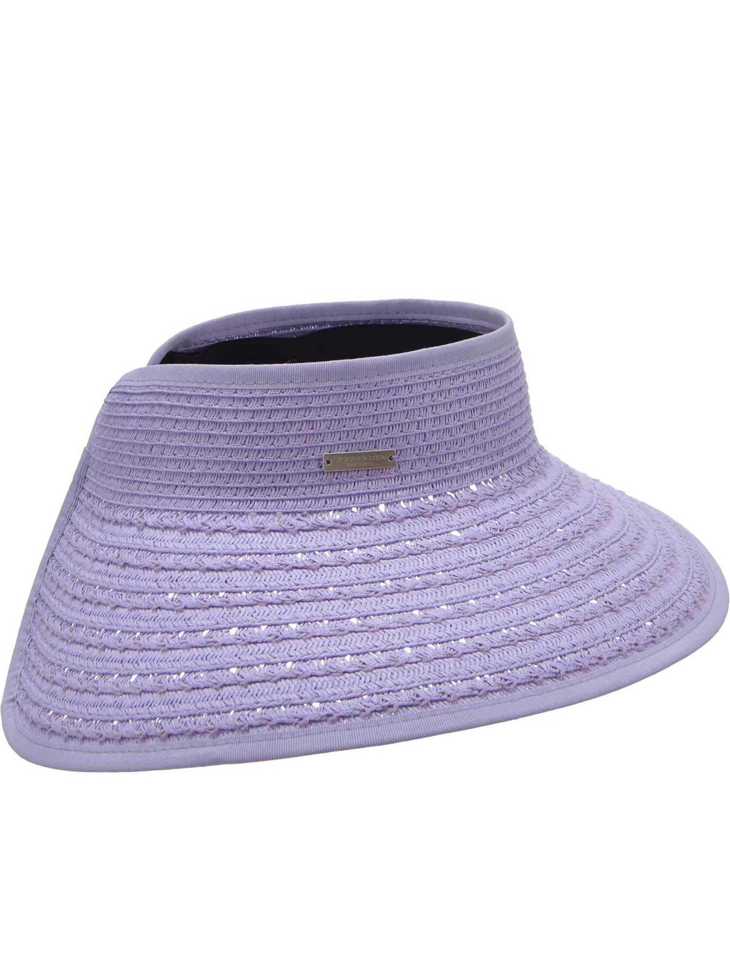 Seeberger Hut 'Visor'‌‌‌‌‌‌‌‌ in Lila: Vorderseite