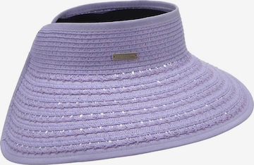 Seeberger Hut 'Visor' in Lila: Vorderseite