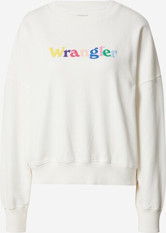 WRANGLER Sweatshirt in White: front