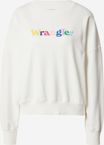 WRANGLER Sweatshirt i vit: framsida