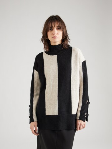 River Island Sweater in Black: front