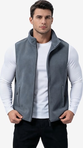 Magicshe Vest 'Fleeceweste' in Grey: front