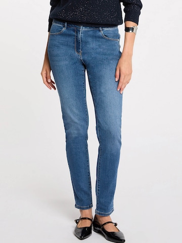 Morgan Slimfit Jeans in Blau: Vorderseite