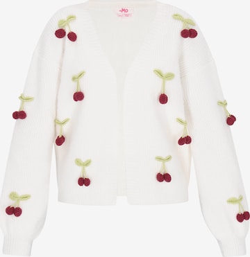 MYMO - Casaco de malha em branco: frente