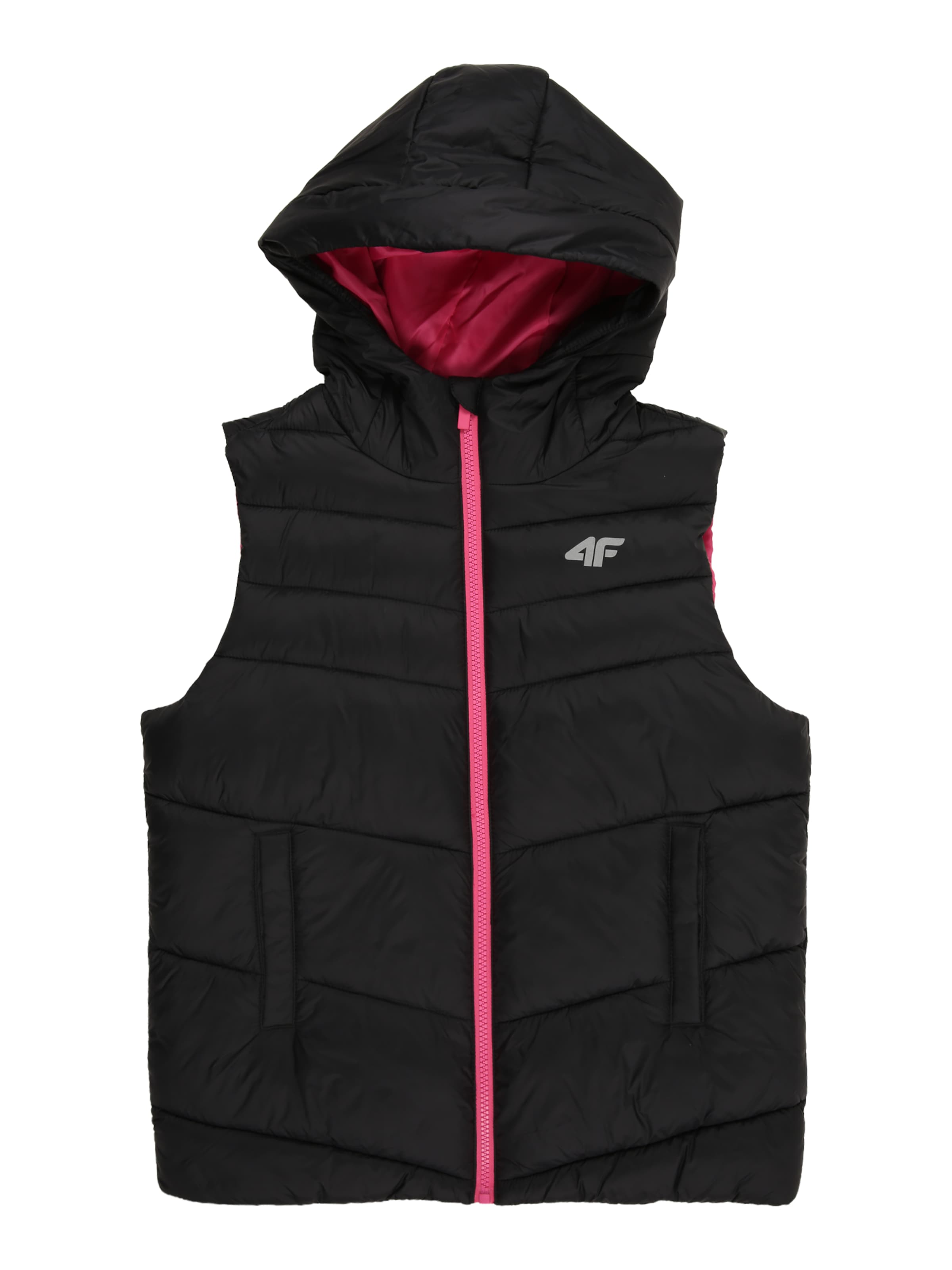 4F Junior Sportmellény - fekete: elől