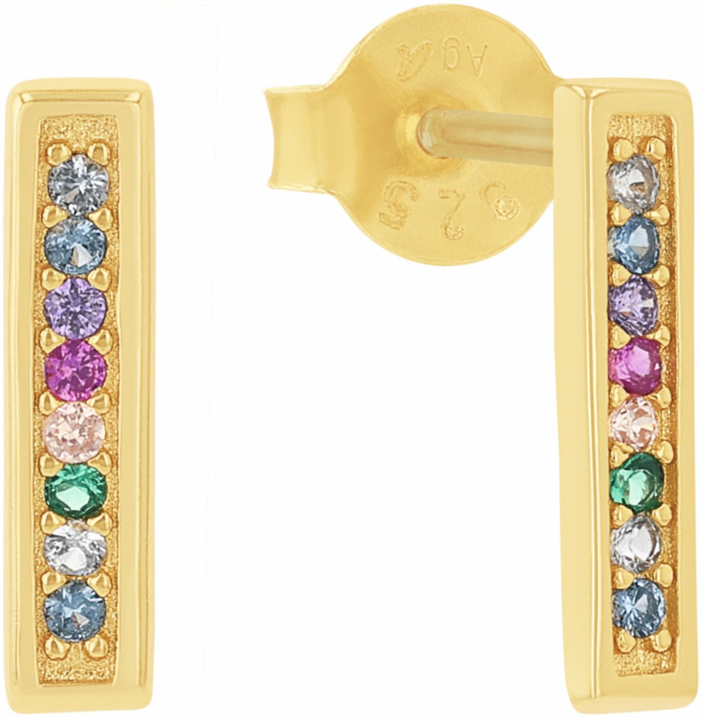 AMOR Earrings in Gold: front