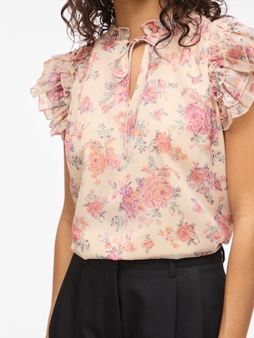 VILA - Blusa 'VILAURA' en beige