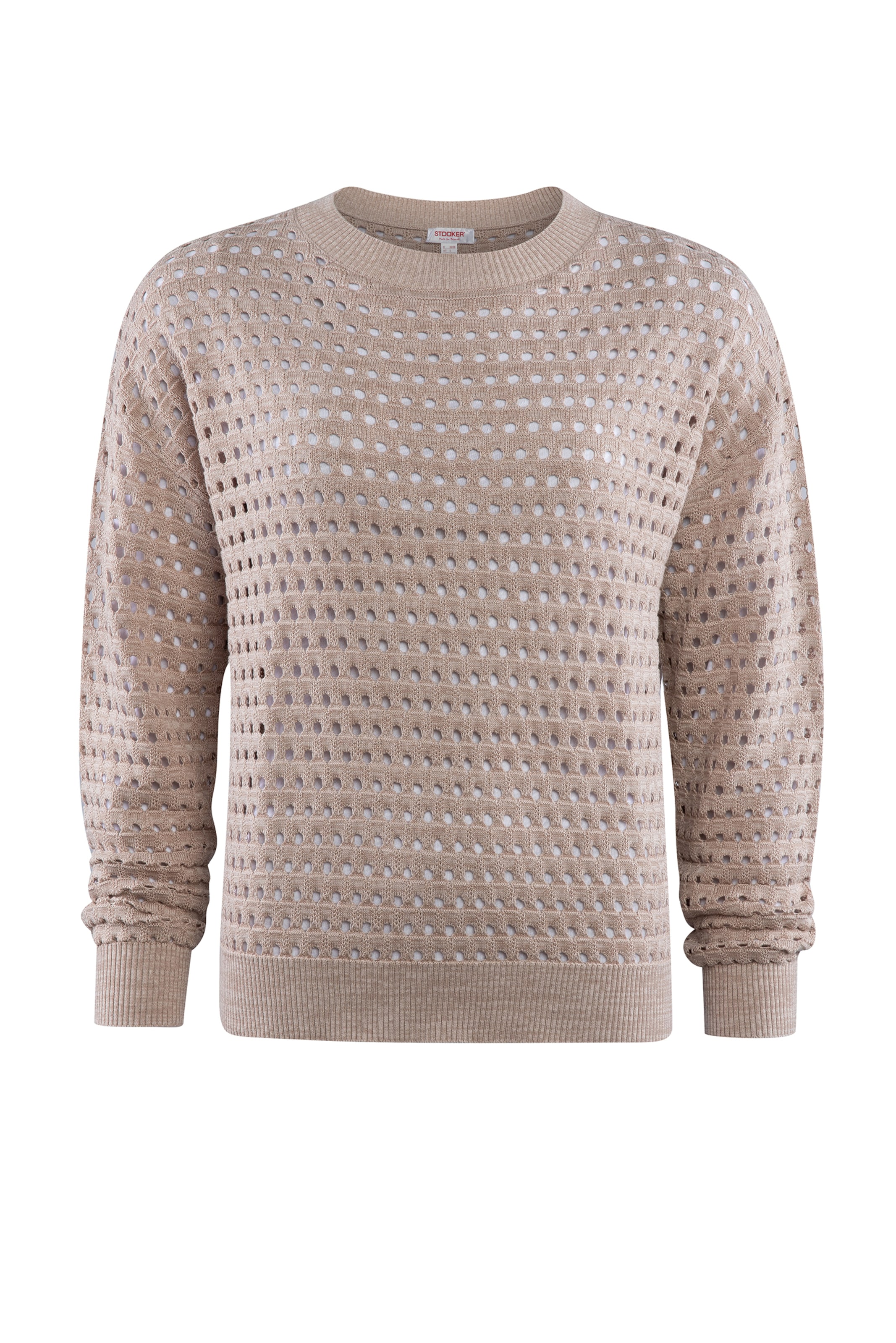 STOOKER WOMEN Pullover 'Lulu' in Beige: Vorderseite