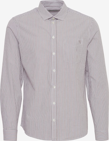 Casual Friday Button Up Shirt 'Anton' in Brown: front