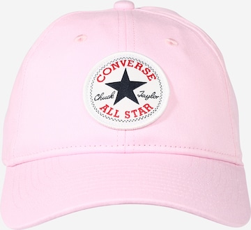 CONVERSE Beanie in Pink: front