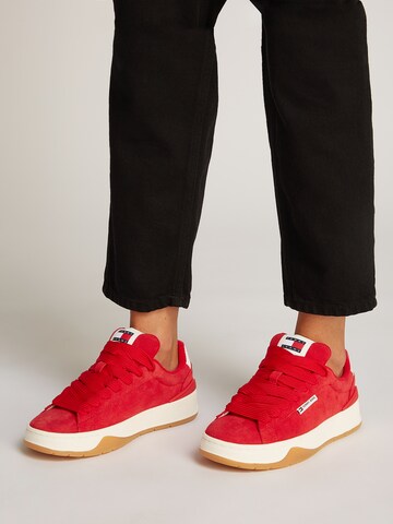 Sneaker bassa di Tommy Jeans in rosso