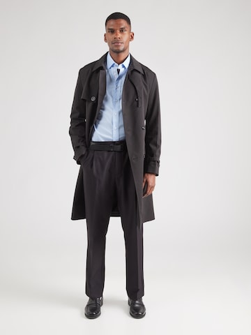 Michael Kors Slim Fit Hemd in Blau