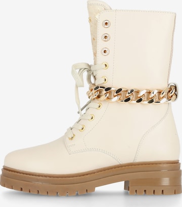 Bottines à lacets 'Keyana' MEXX en blanc